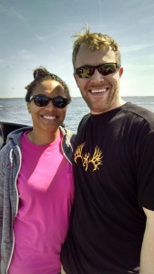 Scott and Jazmine on the ferry!